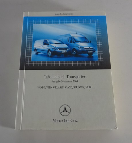 Table book mercedes benz - book,