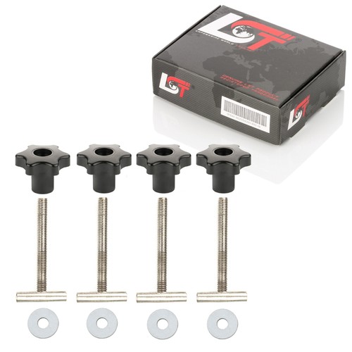 Fastening screws locking - , rail
