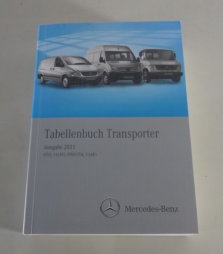 Table book mercedes benz - table, vito