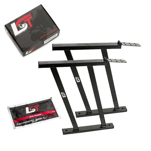 Mounting rails with hinge - 2x,