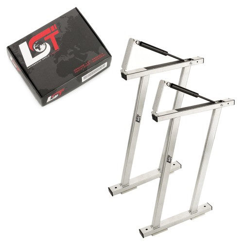 Mounting rails with - mounting, hinge