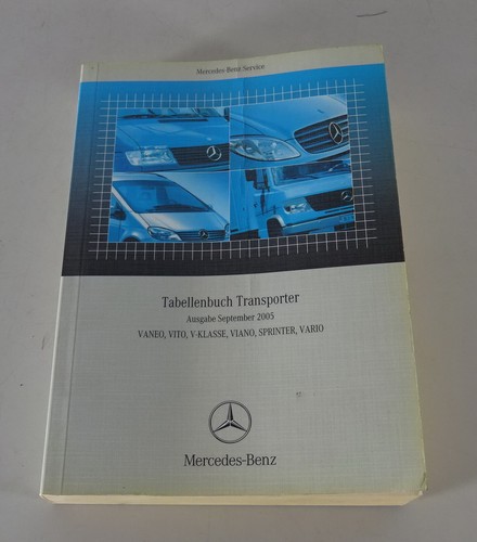Table book mercedes benz - book,